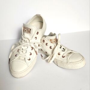 Converse All Star Leather Rose Gold Egret Women's 9 Men's 7 Unisex